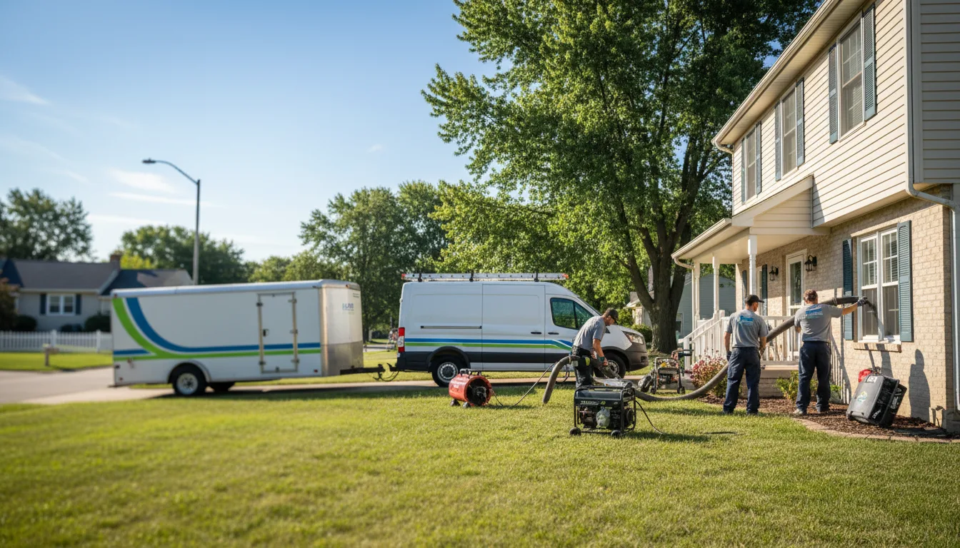 Flooded Basement Restoration And Cleanup With Repair in Bogue, KS near me